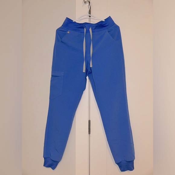 Women's Ceil Blue Zamora High Waisted - Jogger Scrub Pants - Picture 1 of 1